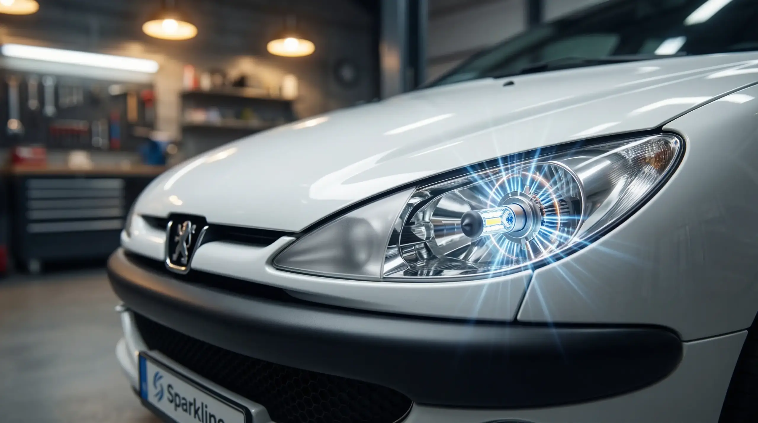 Pegout 206 headlight scaled